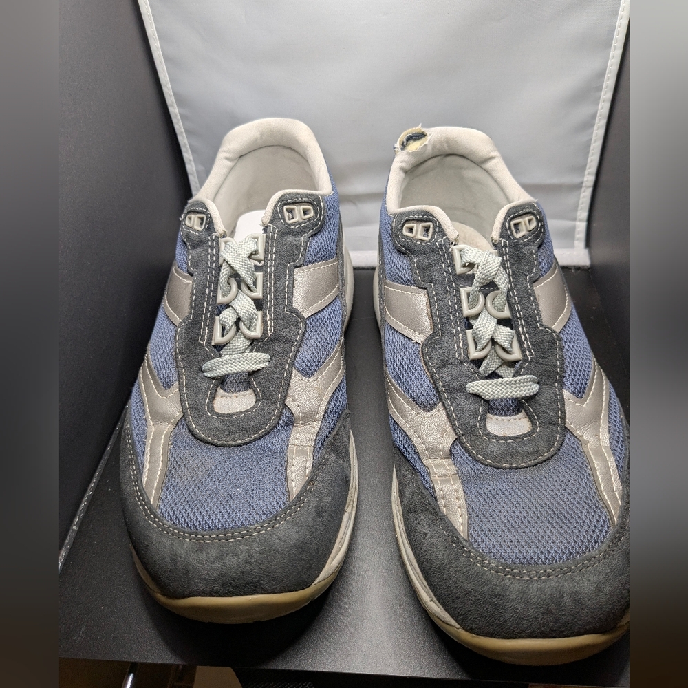 Men's SAS JOUNEEY MESH Gray and Blue Casual Sneakers sz 9.5